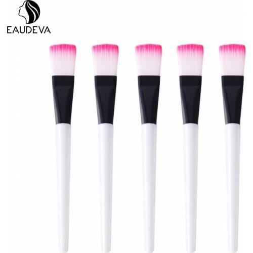 5PCS Soft Cosmetic Makeup Brush DIY Mask Brushes Foundation Skin Face Care Tool Acrylic-Handle Gel Cosmetic Beauty Tools