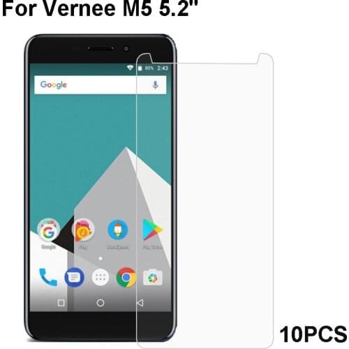 Tempered Glass Original 9H High Quality Explosion-proof Protective Film Screen Protector for Vernee M5 10PCS