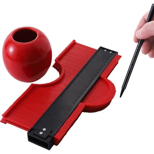 10" Width Plastic Profile Copy Gauge Contour Measuring Tool Gauge Duplicator Standard Wood Marking Tool Gauge
