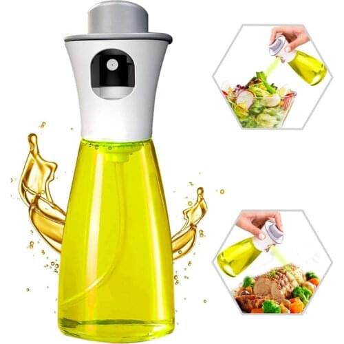 Practical Oil Sprayer for Cooking Olive Oil Spraying Bottle 180Ml Glass Olive Oil Sprayers Spritzer of Cooking Gadget Portable