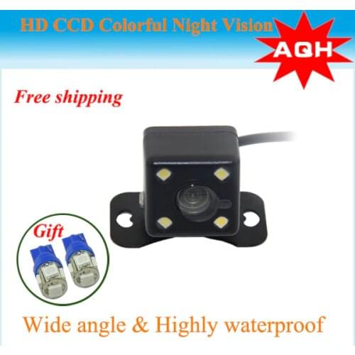 Parking Assistance System Universal HD CCD 4 LED Night Vision Car Rear View Camera Backup side 170 degree waterproof For all car