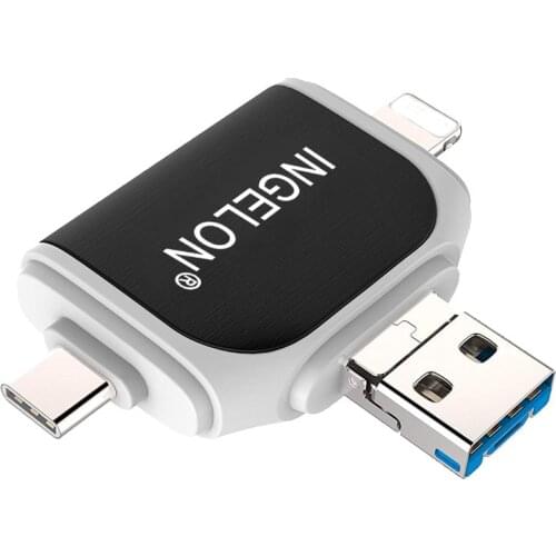 SD Card Reader Metal USB Adapter 3 in 1 USB C OTG Wholesale Dropshipping New Arrival Writer type c Microsd Reader for iphone