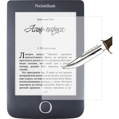 Tempered glass screen protector for pocketbook 626 plus touch lux 3 6'' ereader screen protective film