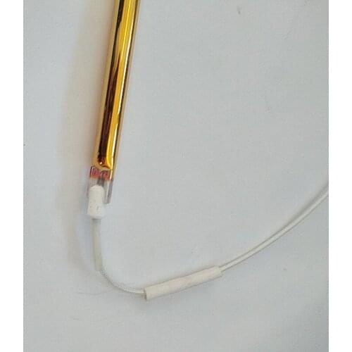 2pcs Gold lamp for Yuba 275mm long 220V500W bathroom lamp heating tube 287mm