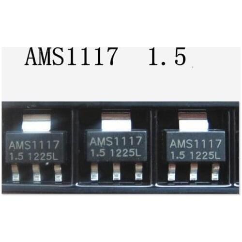 20Pcs AMS1117-1.5 AMS1117 LM1117 1.5V 1A SOT-223 Voltage Regulator