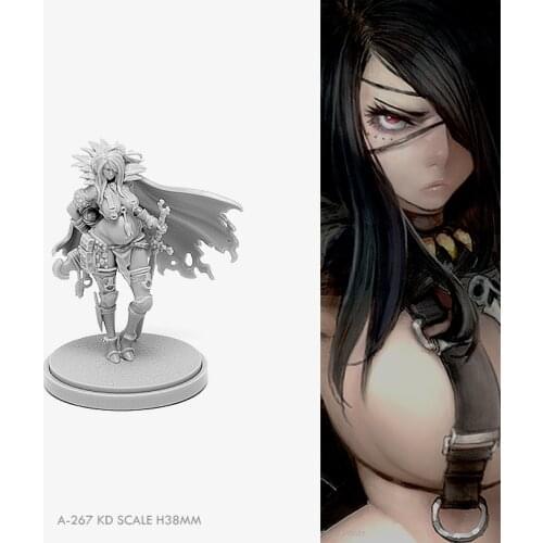 35mm Resin model kits figure beauty colorless and self-assembled A-267