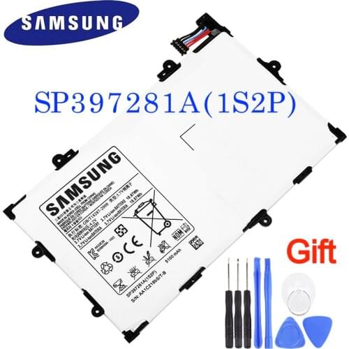 SAMSUNG Original 5100mAh Battery For Samsung GALAXY Tab 7.7 P6800 P6810 GT-P6800 GT-P6810 SP397281A(1S2P) SP397281A 1s2p +Tools