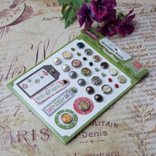 Scrapbook clipbook diy photo album card decoration material two feet nail feet nails set