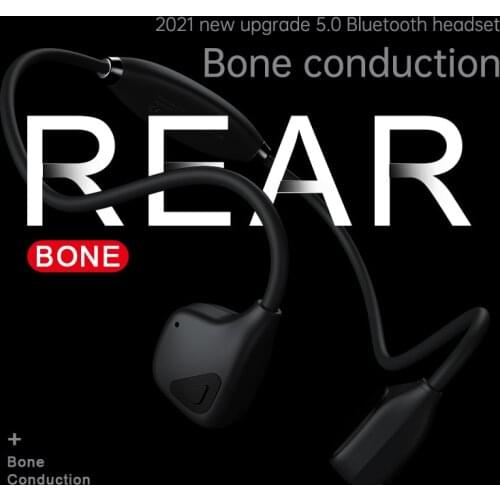 Wireless Bluetooth Headphones Bone Conduction Earphones Longer Standby BT 5.0 HD Stereo Hands-free Double Connection For Driving