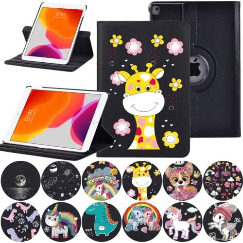 For Apple IPad 2 3 4 5 6 7 8/Mini 1 2 3 4 5 360 Degrees Rotating Pu Leather Tablet Case for IPad Pro 9.7/10.5/11"/air 1 2 3 4