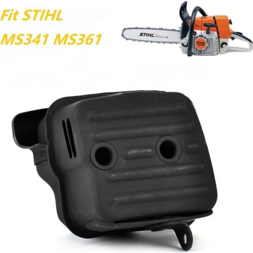 Muffler Silencer Replacement Fit For STIHL MS341 MS361 Chainsaw Spare Part Aftermarket Exhaust Kit 1135 140 0650