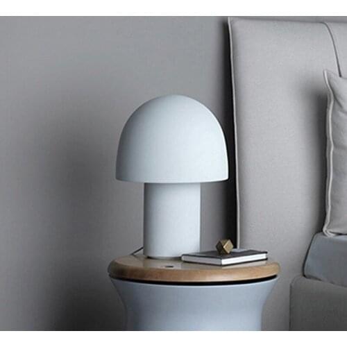 Italian Design Mushroom Table Lamp Bedroom Bedside Lamps Modern Home Decor Bedroom Decoration Desk Light Art Lights Dorm Room