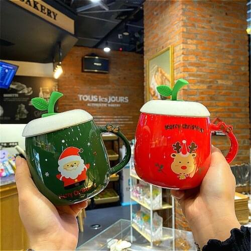 Creative Christmas Designs ceramic mug,drinking tool Lovers Cup unique tea Cups ceramic mug Creative mug, juice milk cup