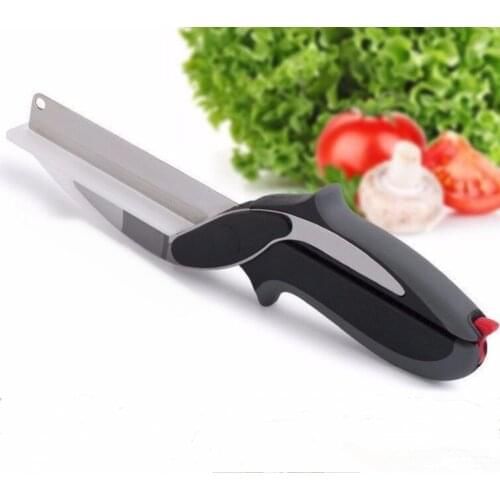 Kitchen fruit and vegetable food smart scissors multi-functional stainless steel scissors
