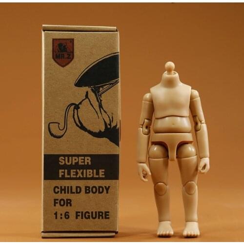 MR.Z 1/6 Kids Super Flexible Body 7'' Child Action Figure Body Doll Model Toys