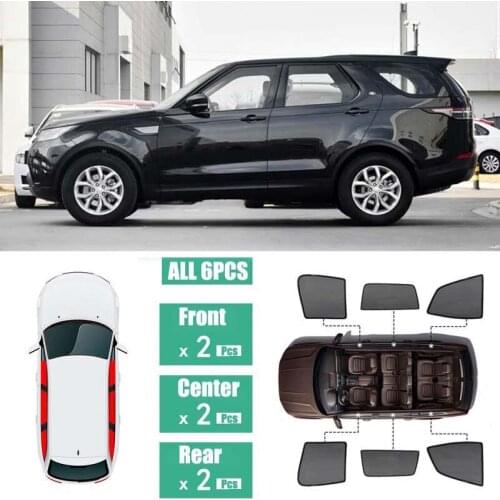 Side Windows Magnetic Sun Shade UV Protection Ray Blocking Mesh Visor Fit For Land Rover Discovery Sport 2016-2019