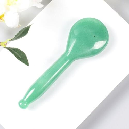 Jade Stone Gua Sha Tool Natural Crystal Quartz Beauty Appliances Facial Protection Cellulite Massage Massager For Face Skin Care