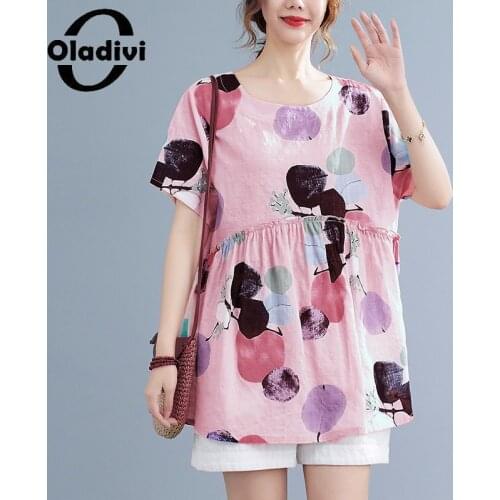 Oladivi Polka Dot Blouses
