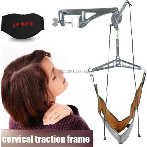 Neck Brace Cervical Traction Frame Doors Suspension Cervical Spondylosis Treatment Tensioner Neck Stretcher Pain Relief