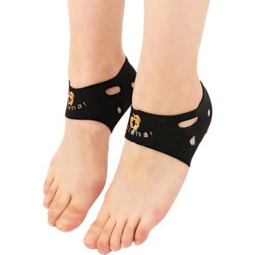 2Pcs Heel Warm Protector Insole Orthotic Plantar Fasciitis Therapy Wrap Heel Foot Pain Arch Support Ankle Brace 2021