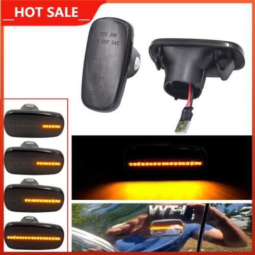 LED Dynamic Side Marker Light Turn Signal Blinker Lamps For Toyota Land Cruiser Prius Kluger Wish Altezza Isis Lexus IS 200 300