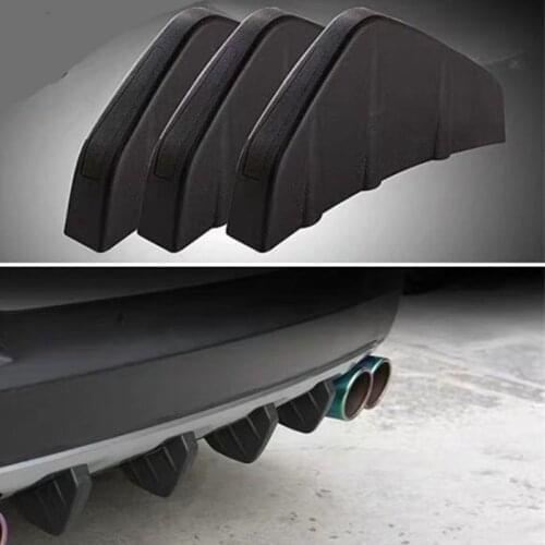 4pc Universal Car rear bumper cast shark spoiler for Lexus ES250 RX350 330 ES240 GS460 CT200H CT DS LX LS IS ES RX GS GX-Series