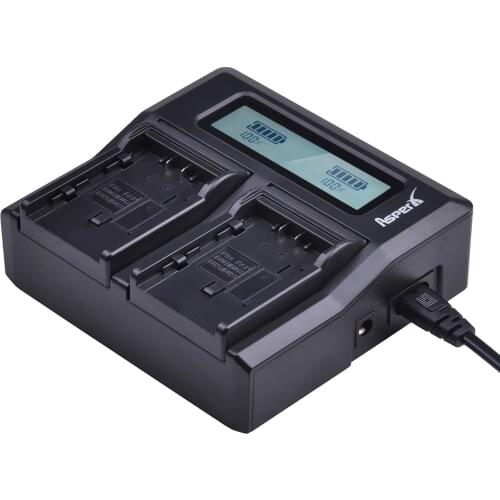 Ultra Fast VW-VBG6 VW VBG6 LCD Dual Charger for Panasonic AG-HMC71 AG-HMC73 AG-AC130 AG-HMC-150 AG-HMC151E AG-HMC153MC AG-AC160
