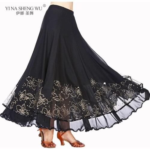 Women Belly Dance costumes Performance Long Skirts Ballroom Dancing Dress Practice Big Swing Skirt Modern Dance Dancewear