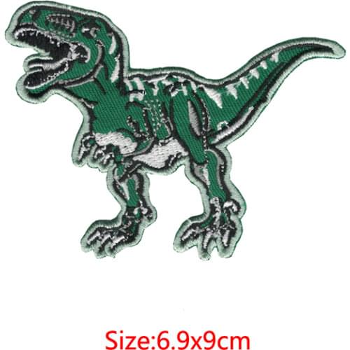 Dinosaur Jurassic Iron Garment patch or support wholesale dinosaur rex embroidery clothing patch Free Shipping
