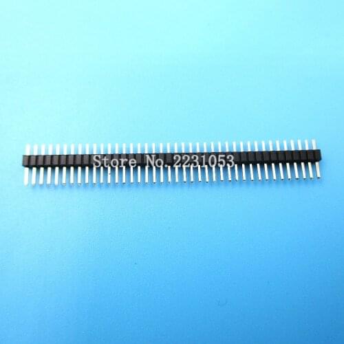 10PCS/LOT 1.27mm 40 Pin Male Single Row Pin 1*40P Header Strip