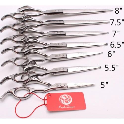 5" 5.5" 6" 6.5" 7" 7.5" 8" Purple Dragon Cutting Shears Thinning Scissors Professional Hair Scissors or Pets Scissors Kit Z1006