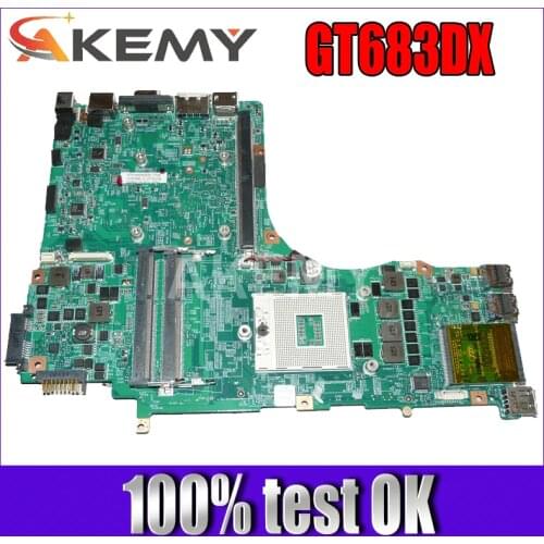 Akemy For MSI GT683DX GT683DXR GT683R GT683R Laptop Motherboard HM67 MS-16F21 REV:1.0 VER 1.1 VER:1.2 VER:2.0 MB 100% Tested