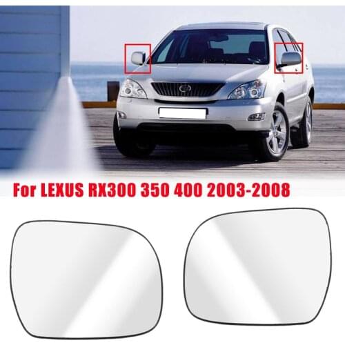 Car Side Rearview Mirror Heated Glass for LEXUS RX300/RX330/RX350 RX400H 2003-2008 Anti-fog Side Wing Mirror Glass