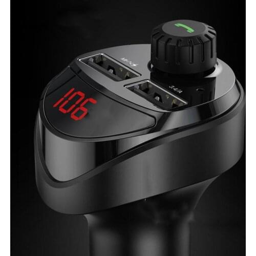 Car Charger FM Transmitter Car Audio MP3 Player Card Car Kit 3.4A Dual USB Car Phone Charger Automobile MP3 Car Charger