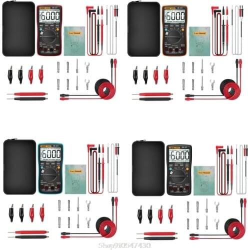 AN9002 Digital True RMS 6000 Counts Bluetooth Multimetro AC/DC Current Voltage Tester Professional Auto-Range Multimeter N10 20