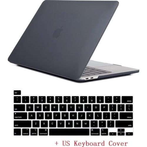 For New Apple MacBook Pro 16 Case 2019 Release A2142 Laptop Case+US Keyboard Cover For MacBook Pro 16" with Touch ID Touch Bar