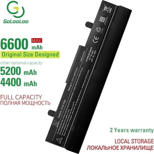 Golooloo 6 cells laptop battery for Asus AL31-1005 AL32-1005 ML32-1005 PL32-1005
