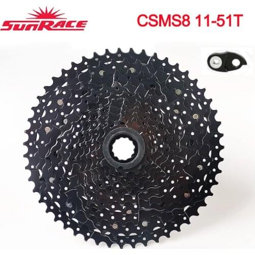 SunRace 11Speed Flywheel 11-51T Mountain Bike cassette MTB Sprocket Compatible Shimano/SRAM 8-10Speed bike Hub Accessories
