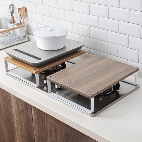 Kitchen Gas Range Bracket Induction Cooker Microwave Storage Rack Rice Cooker Cover Oven Rack