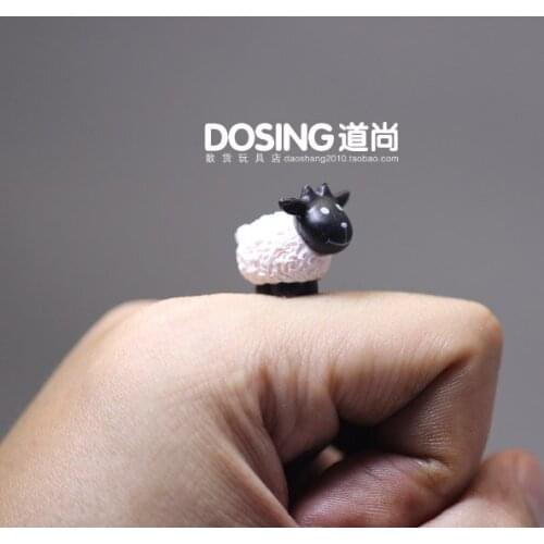 Wild Animal Small Lamb Model Ornaments Cute Sheep Fairy Garden Miniature Accessories Decor Action Figures Figurine Toys