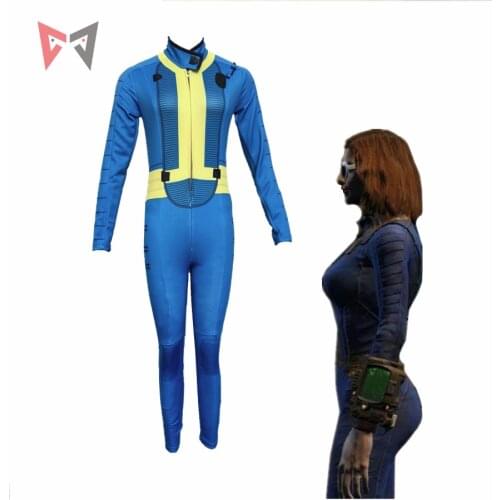 MMGG Halloween Game Fallout 4 Cosplay Costumes Nora cosplay Jumpsuits custom made size