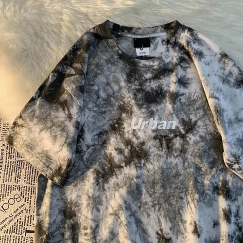 Mens and womens short sleeves 2021 summer new loose and versatile ins fashion brand half sleeve top couples B F fashion