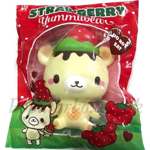 Creamiicandy yummiibear strawberry mascot squishy Slow Rising Gift Toy