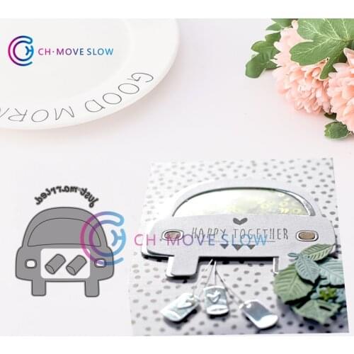 2019 New Arrival CH Car Metal Cutting Dies Stencils for Scrapbooking/photo Album stamps Decorative Embossing DIY Cards