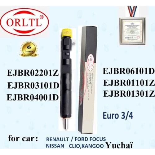 EJBR03101D EJBR04001D EJBR06101D EJBR01101Z EJBR01301Z Genuine New Diesel Injector for RENAULT CLIO NISSAN FORD