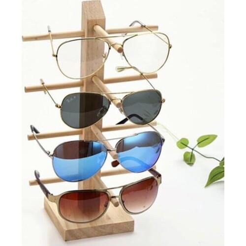 Glasses Frame Shelf Multi Layers Wood Sunglass Display Rack Jewelry Holder For Multi Pairs Glasses Showcase Glasses Storage