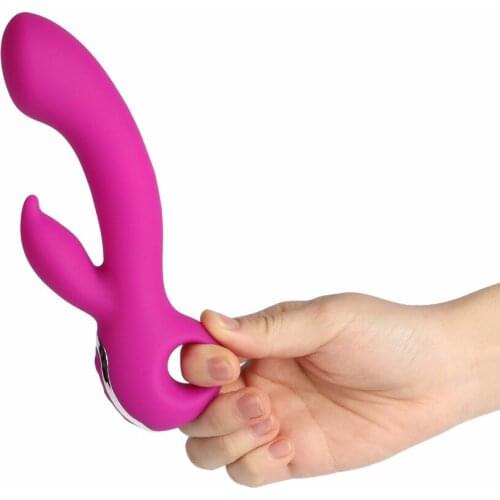 Silicone USB Rechargeable G spot Dildo Vibrator Clitoris Stimulation Vaginal Massager Female Masturbation Sex Products For Women