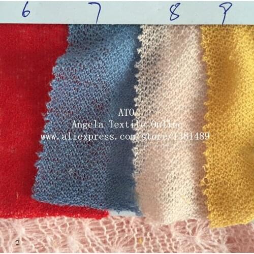 Thin and Soft Knitted Fabrics DIY Patchwork Dolls Clothes thin sweater Jacquard Fleece Fabrics