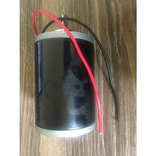 High speed Scooter motor Long output shaft R6493 DC electrical motor 100W 12V 5000 revolutions per minute