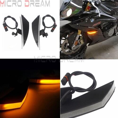 1 Pair Motorcycle Front Rear Turn Indicator Signal LED Lights Blinker For BMW S1000RR 2009-2019 HP4 2013-2014